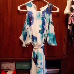 Calvin Klein dress.  Size 10.  Open shoulder.